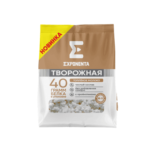 Творог Exponenta топленое молоко 250г.
