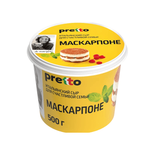 Маскарпоне PRETTO 80% 500г.