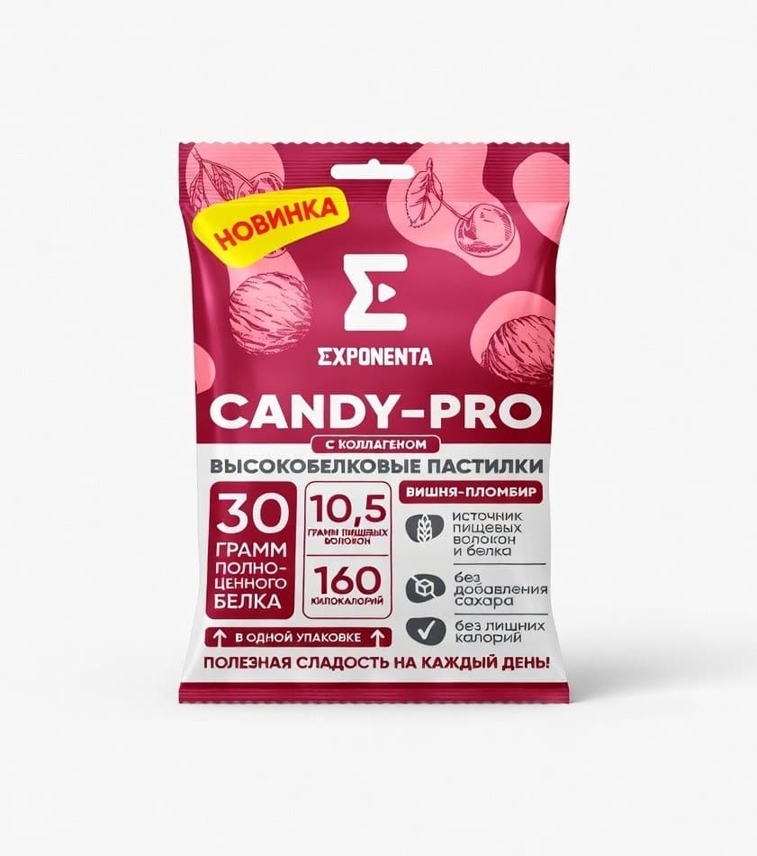 EXPONENTA CANDY-PRO вишня-пломбир 65г