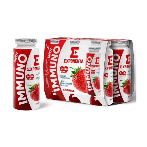 Exponenta Immuno Shot клубника 100г.